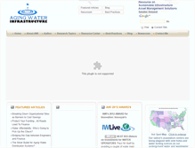 Tablet Screenshot of agingwaterinfrastructure.org